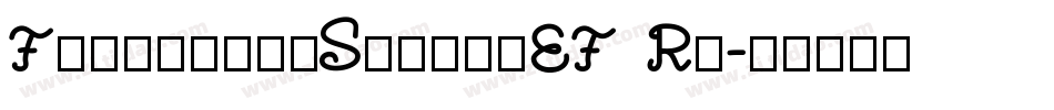 FreestyleScriptEF Re字体转换